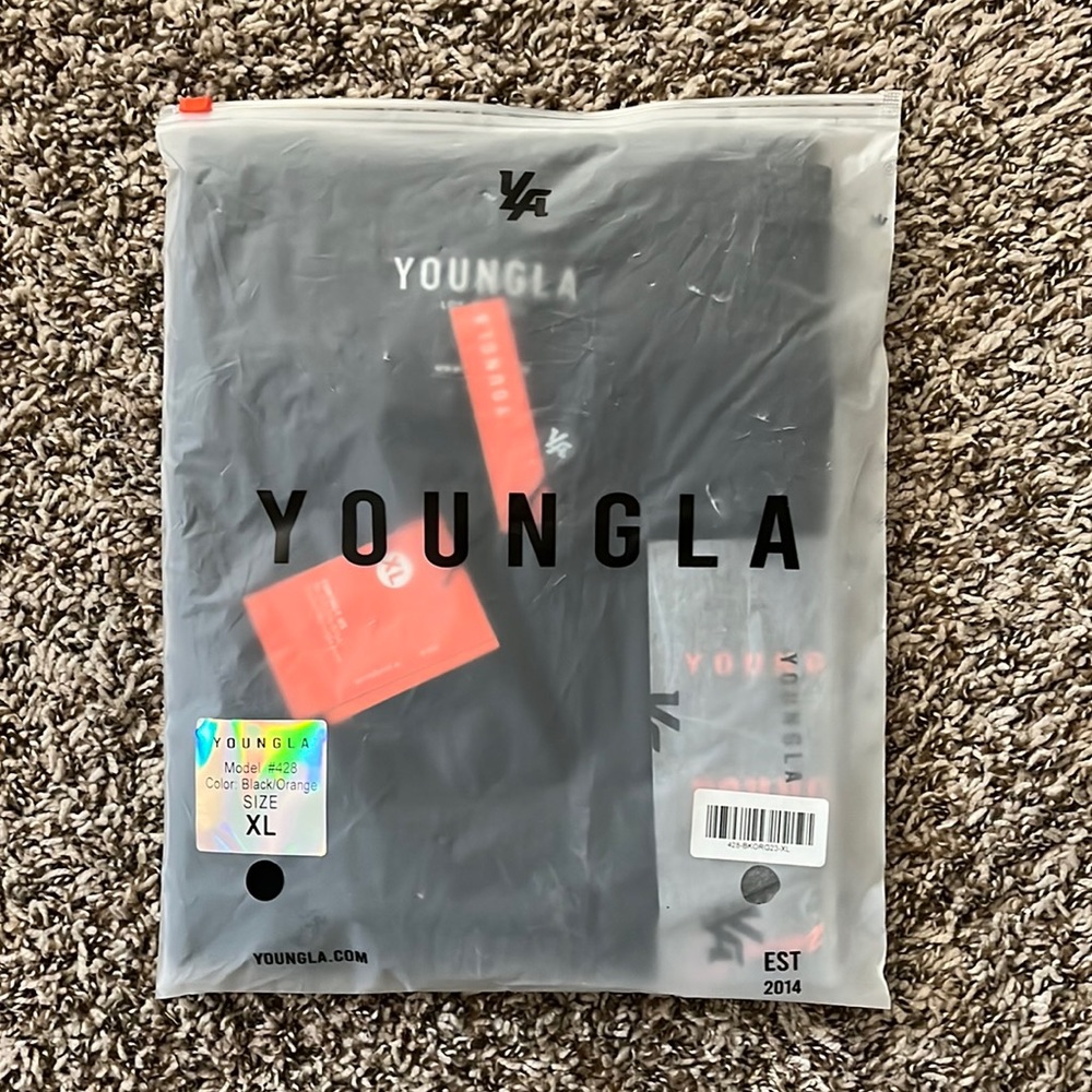 Youngla Block Party Exclusive T-shirt (orange/black)